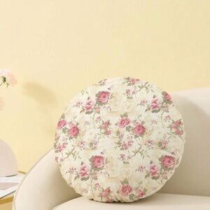 Floral Round Cushion